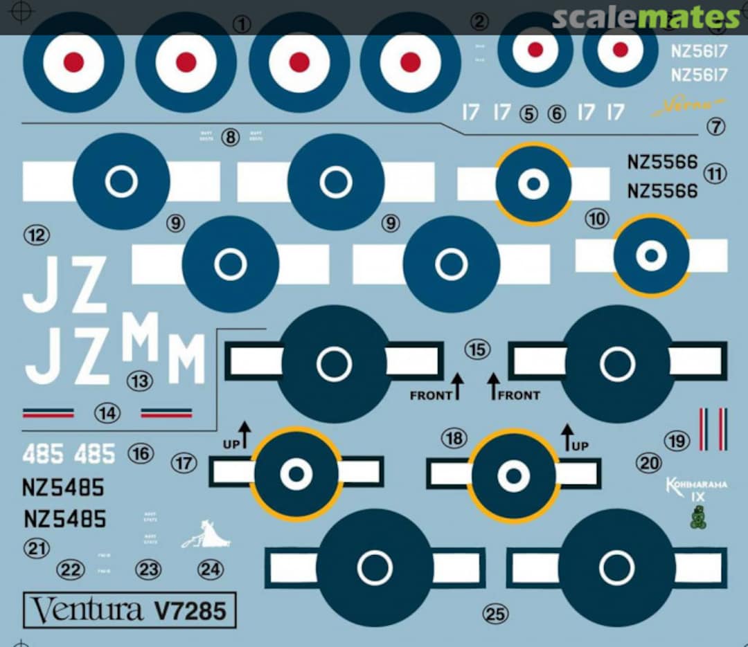 Contents RNZAF F4U-1D & FG-1D Corsairs V7285 Ventura