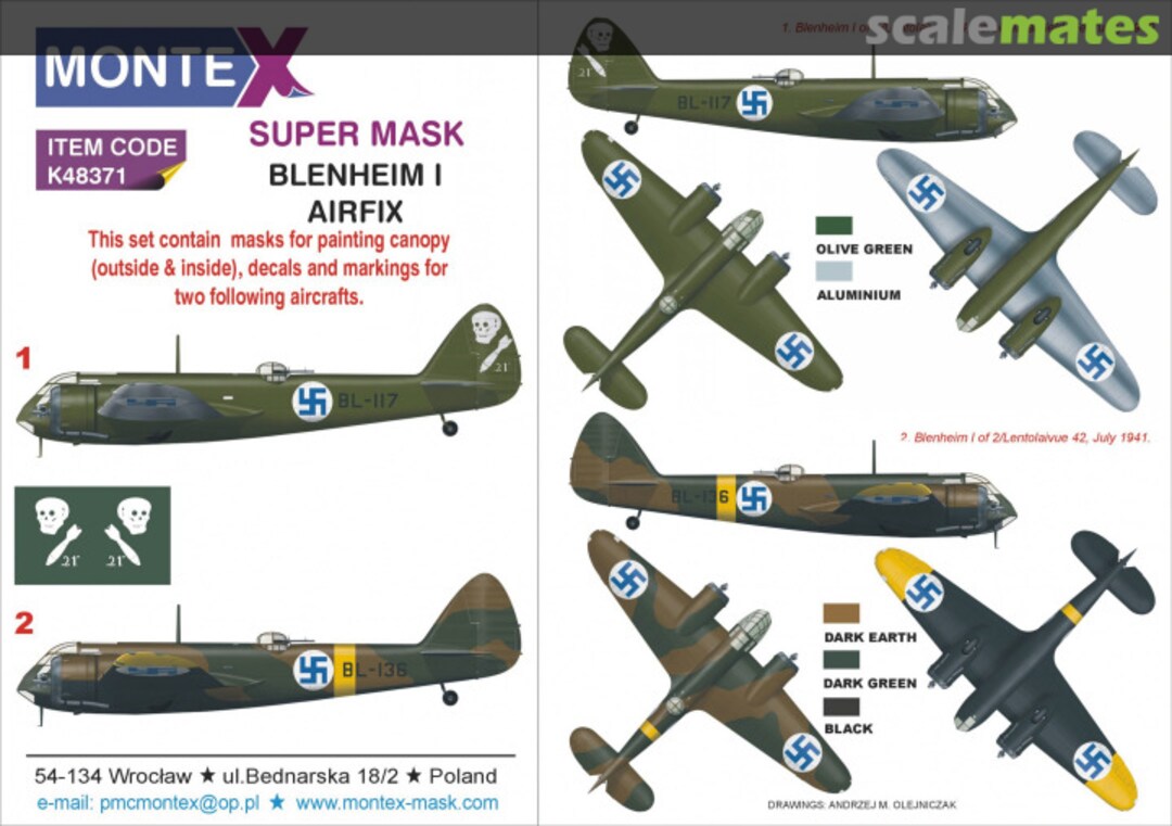 Boxart Blenheim Mk. I K48371 Montex