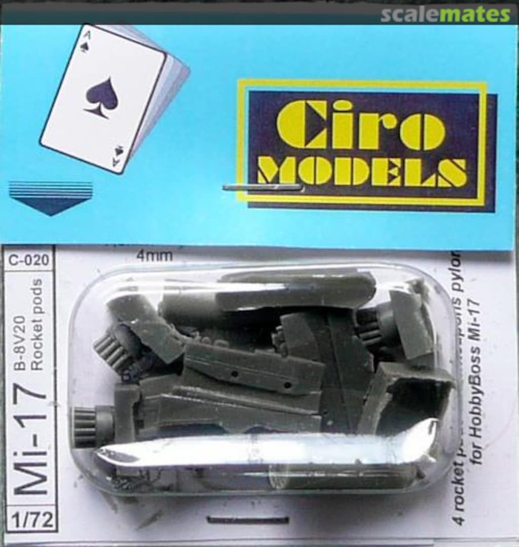 Boxart Mil Mi-17 Hip C-020 Ciro Models