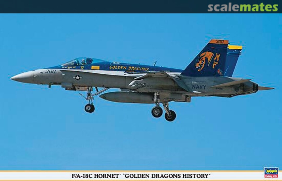 Boxart F/A-18C Hornet `Golden Dragons History´ 00964 Hasegawa