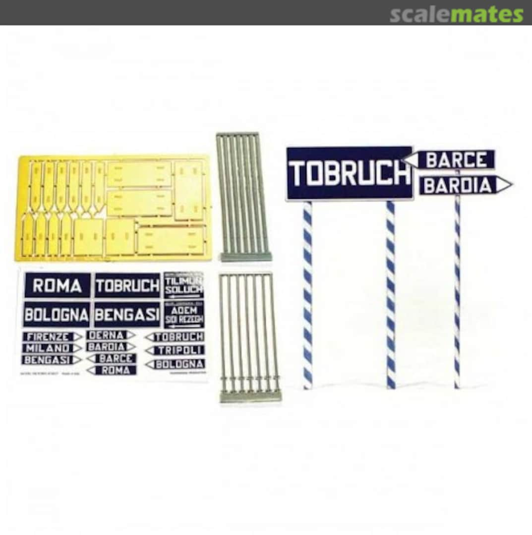 Boxart ITALIAN LOCALITY ROAD SIGNS 4037 Model Victoria