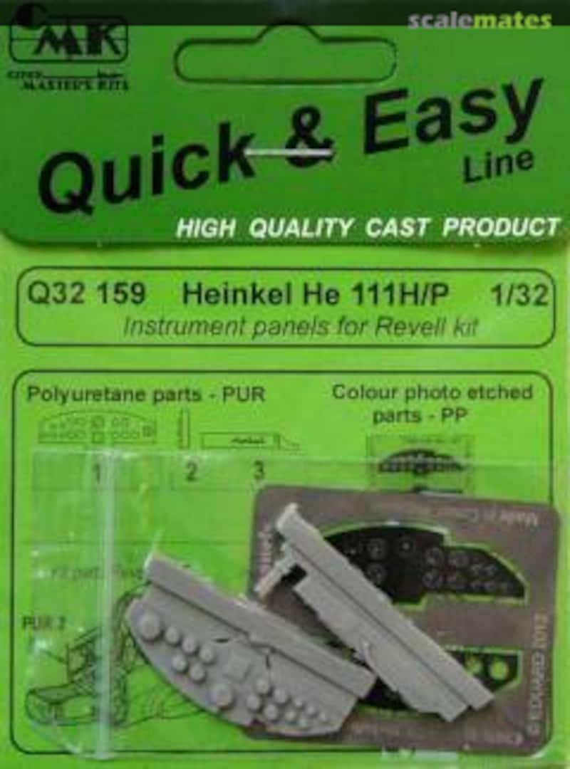 Boxart Heinkel He 111H/P Instrument panels Q32159 CMK