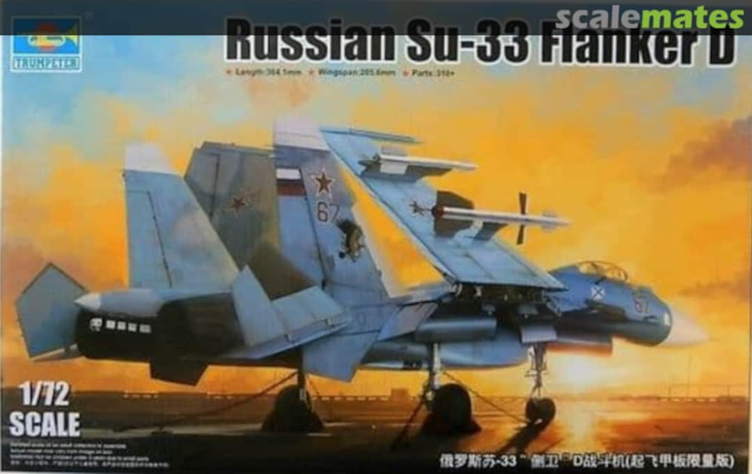 Boxart Su-33 Flanker D 01678 Trumpeter