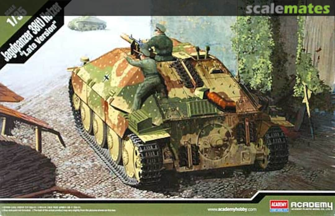 Boxart Jagdpanzer 38 (t) "Hetzer" 2in1 late/last 13230 Academy