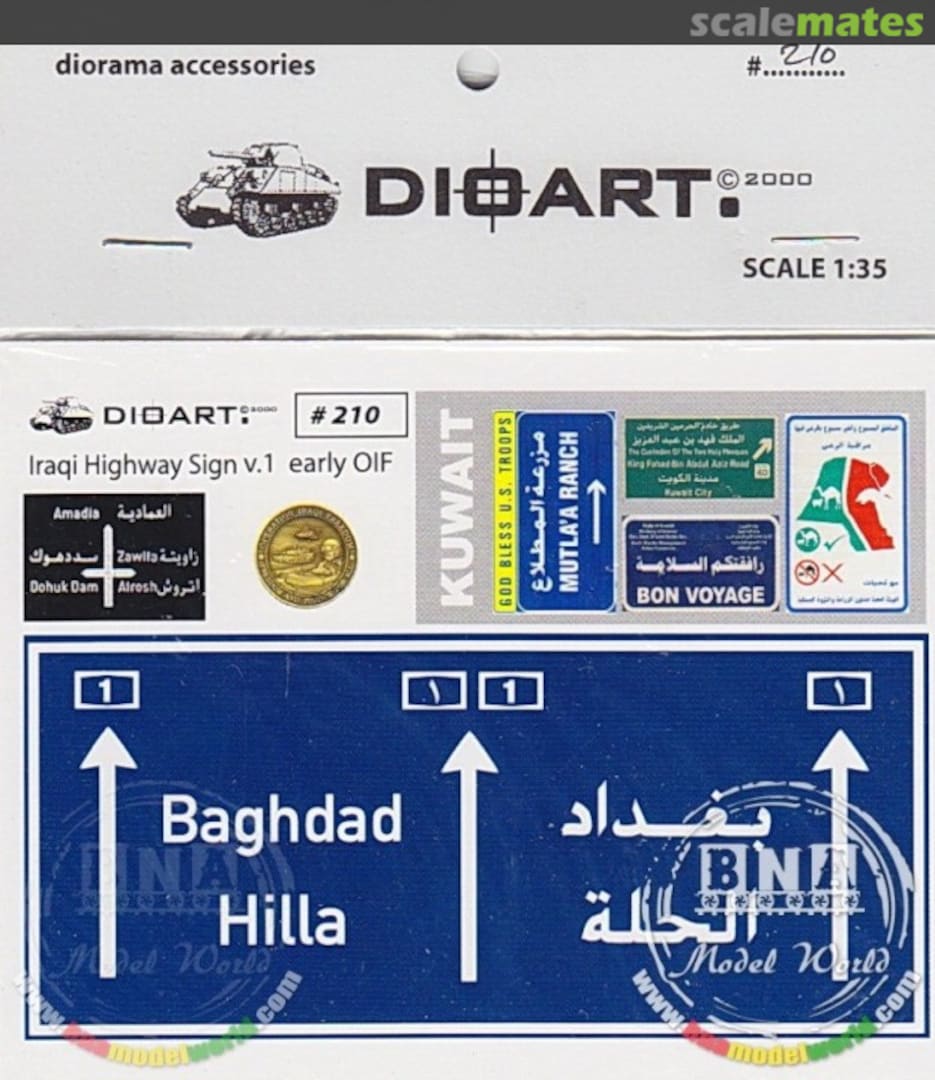 Boxart Iraqi Highway Signage v.1 - Baghdad/Hilla 210 DioArt