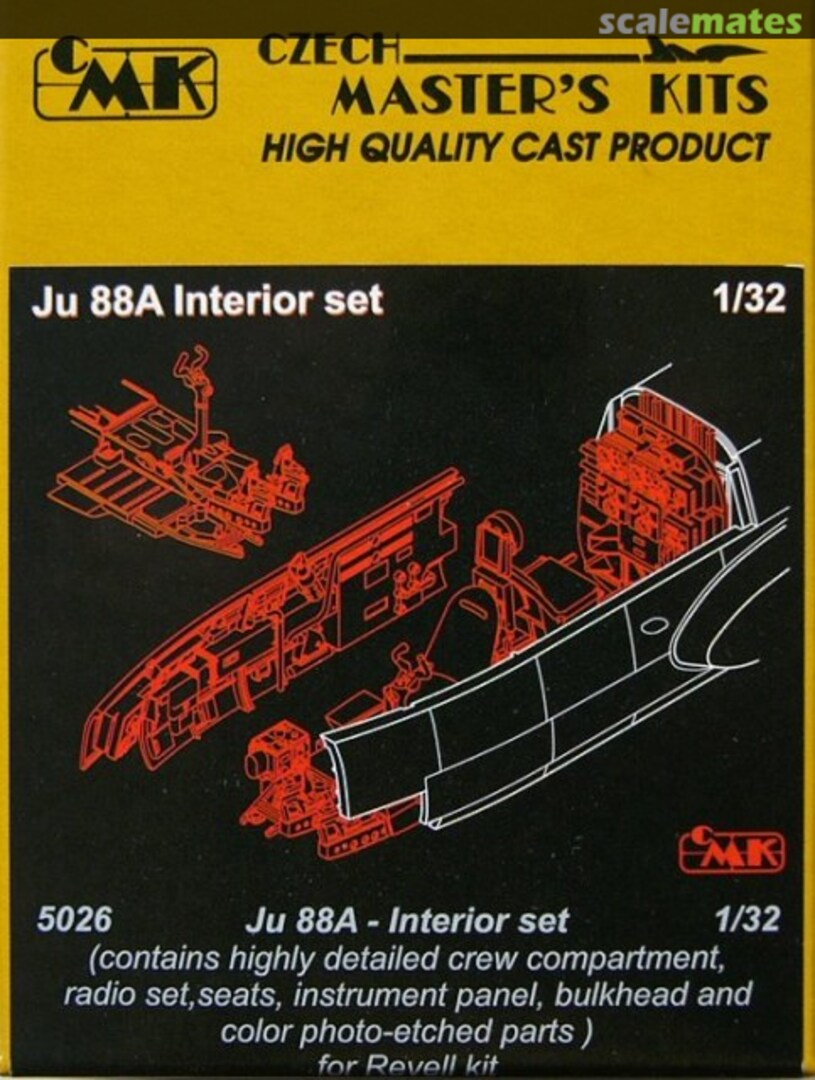 Boxart Ju 88A Interior set 5026 CMK