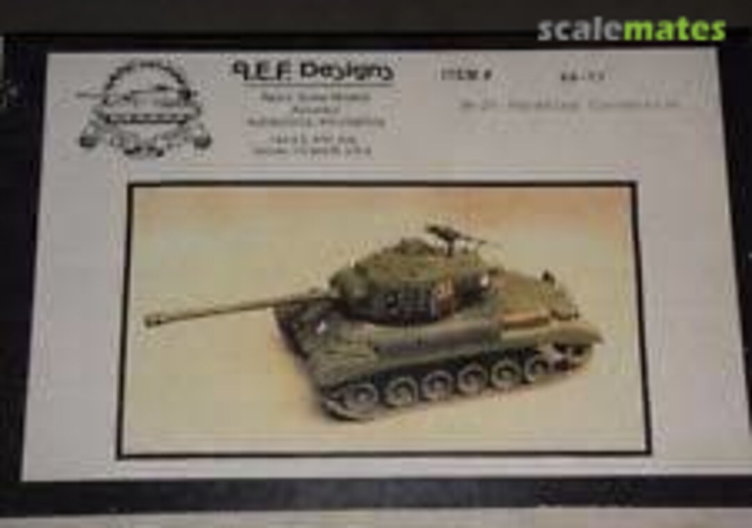 Boxart M-26 Pershing US Tank Resin Conversion KA17 A.E.F. Designs