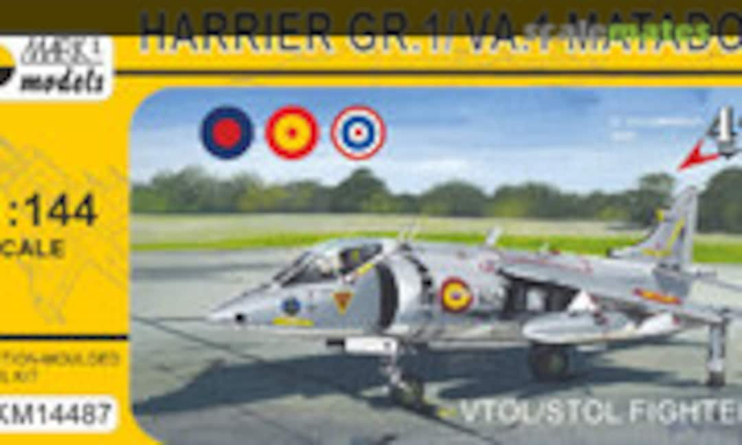 1:144 Harrier GR.1/VA.1 Matador VSTOL/STOL Fighter (Mark I Models MKM14487)