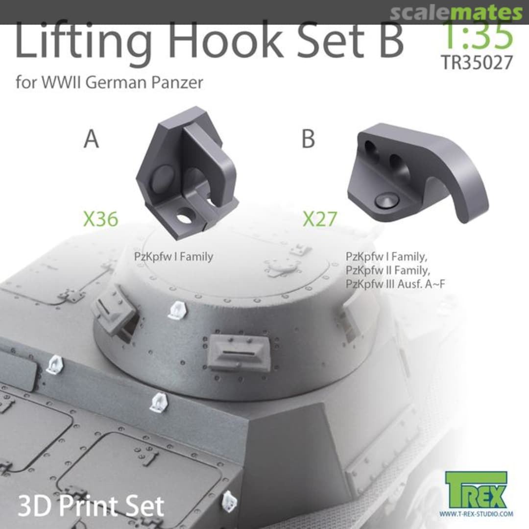 Boxart WWII Germany Lifting Hook Set B TR35027 T-Rex Studio