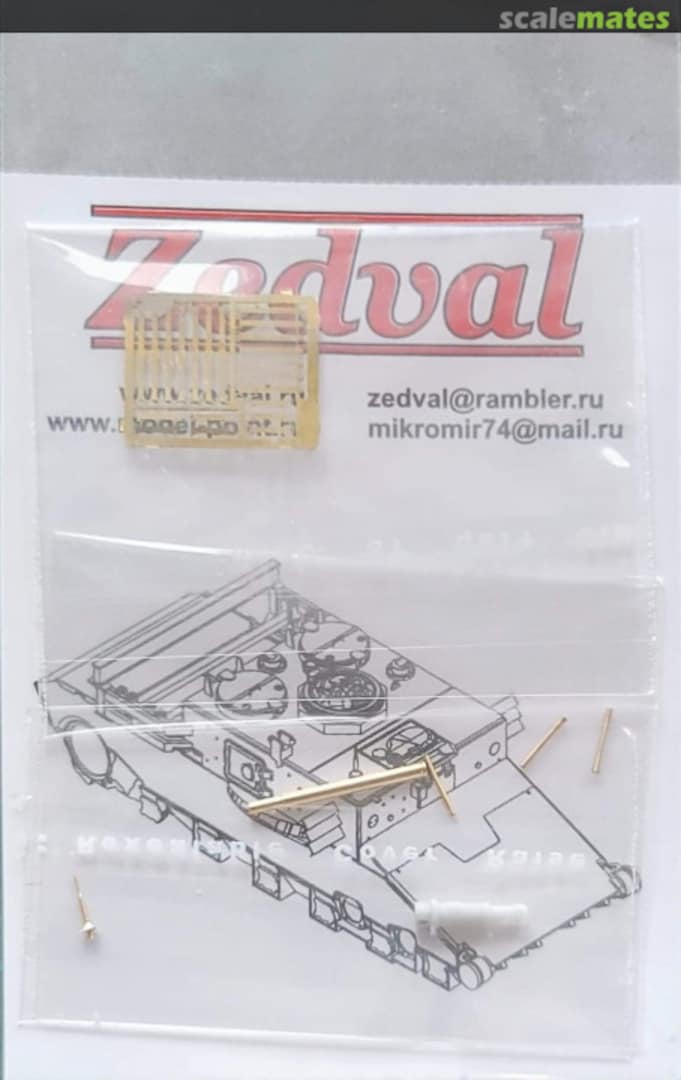 Boxart Set of Parts for BMD-1 N72046 Zedval