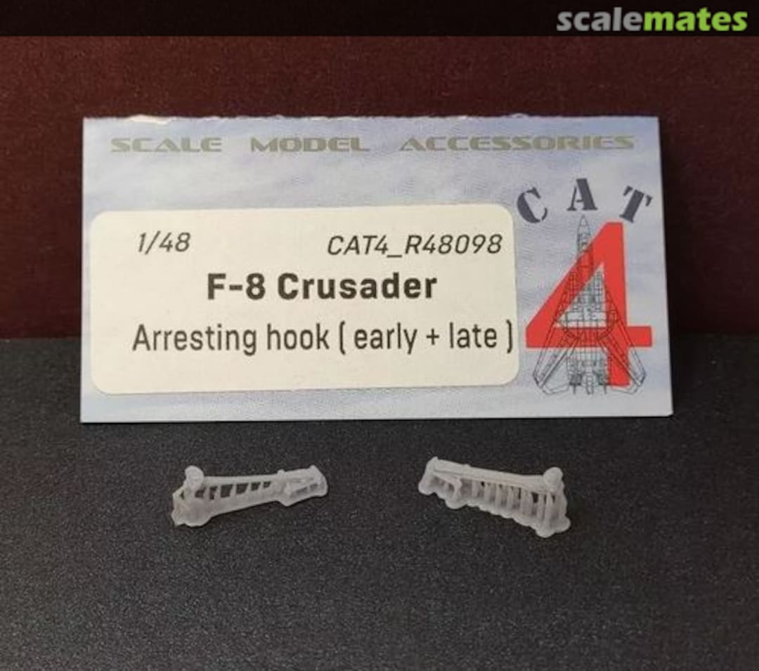 Boxart F-8 Crusader Arresting hook (early + late) R48098 CAT4