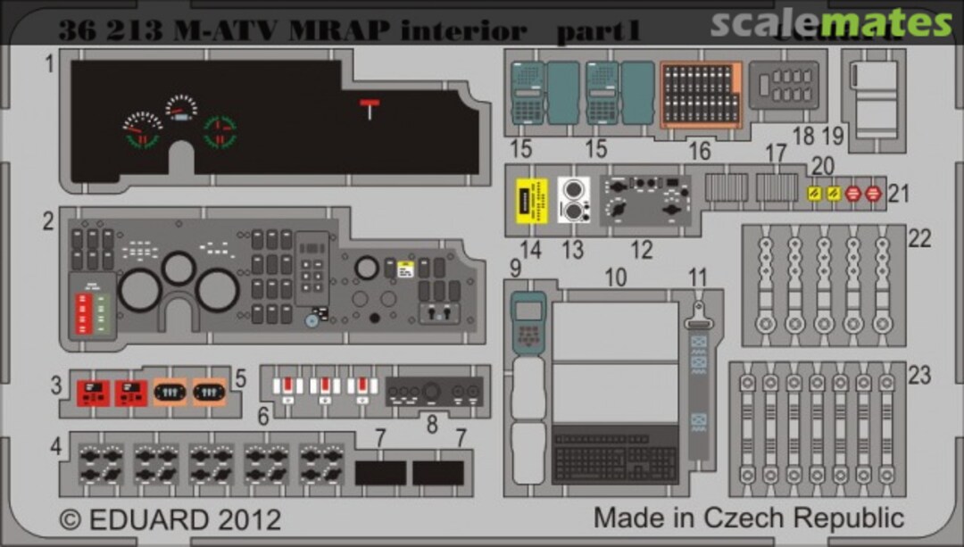 Boxart M-ATV MRAP interior 36213 Eduard