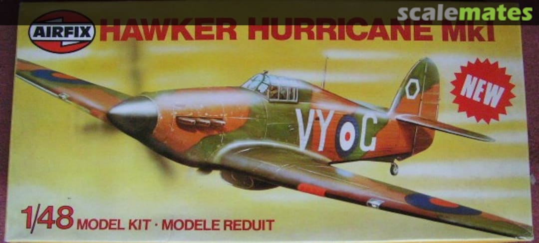 Boxart Hawker Hurricane MkI 04102-7 Airfix