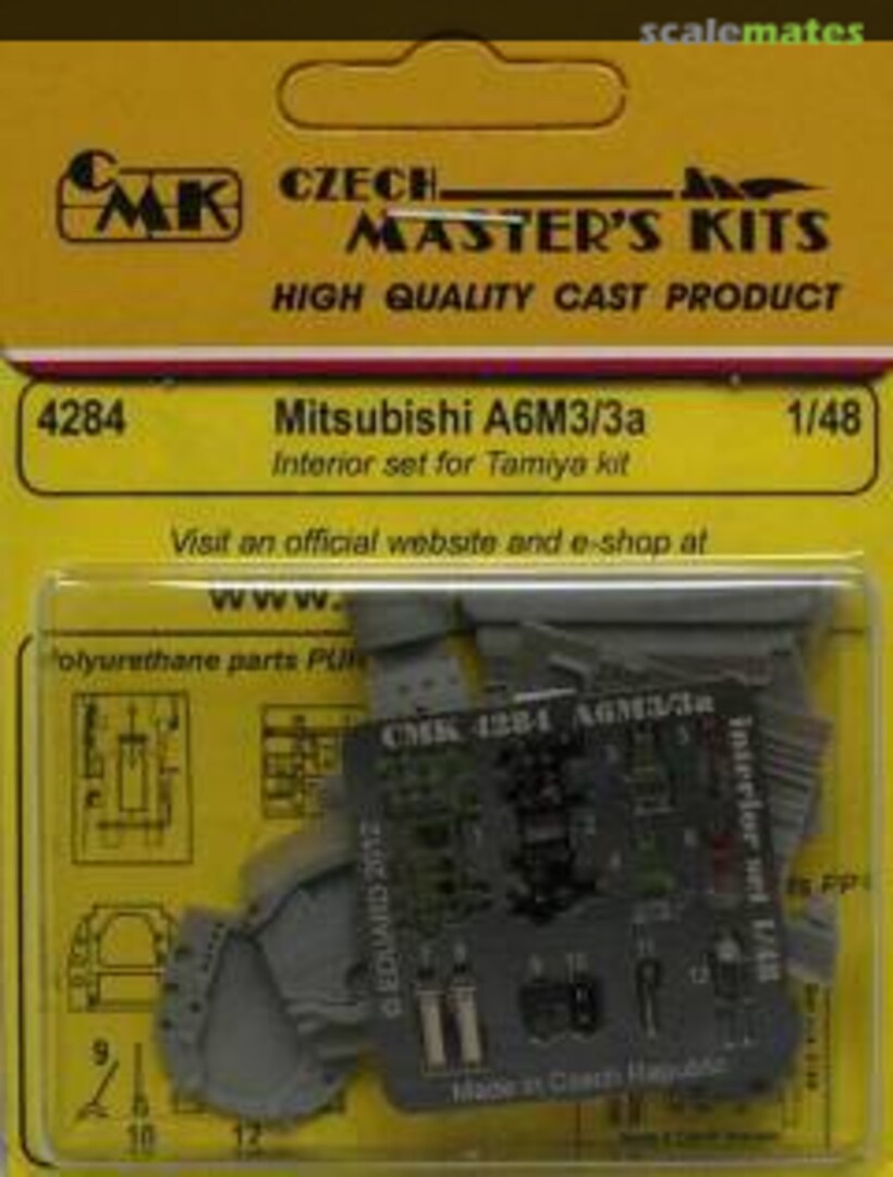 Boxart Mitsubishi A6M3/ 3a Interior set - Tamiya - 4284 CMK