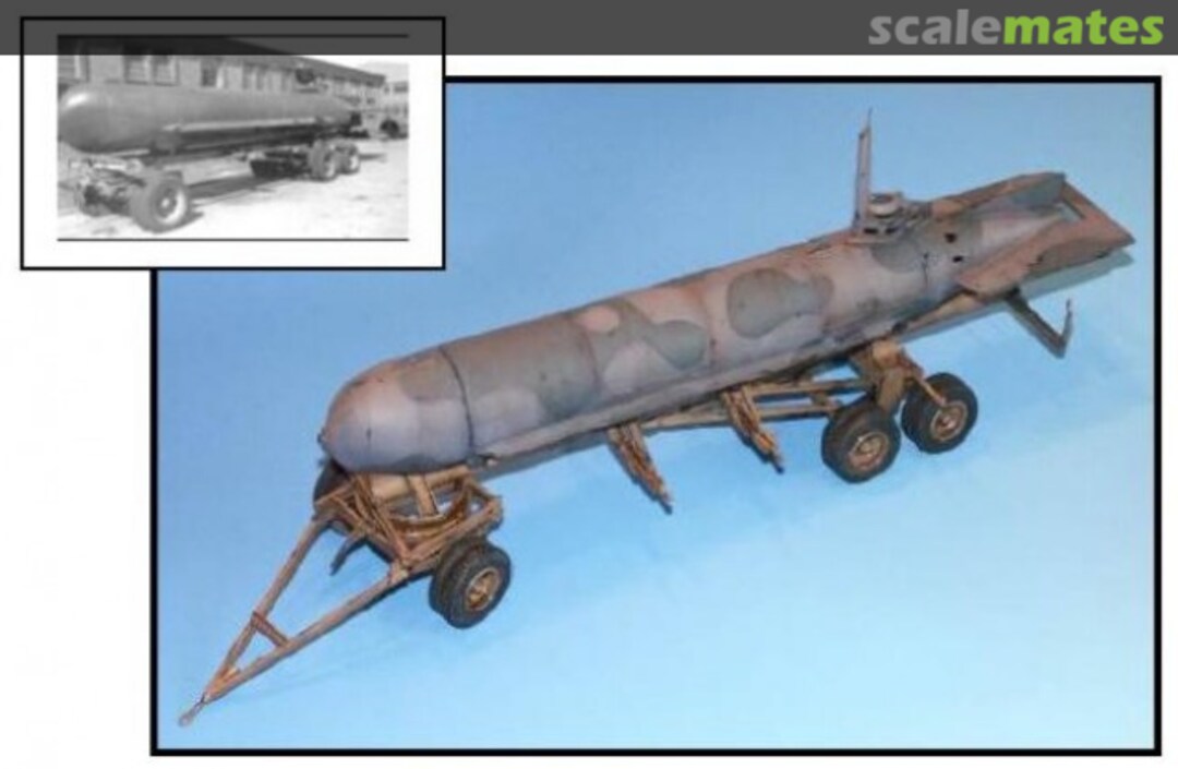 Boxart Molch Midget Submarine Transport Trailer UM 144 U-Models