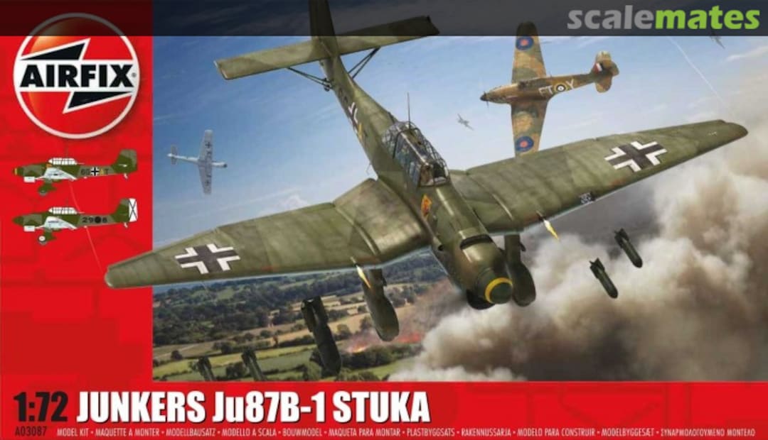 Boxart Junkers Ju 87B-1 Stuka A03087 Airfix