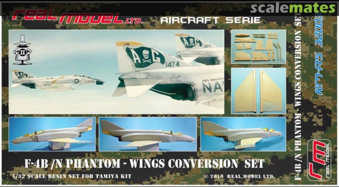 Boxart F-4B/N Phantom - Wing Conversion Set RM-AS 32003 Real Model