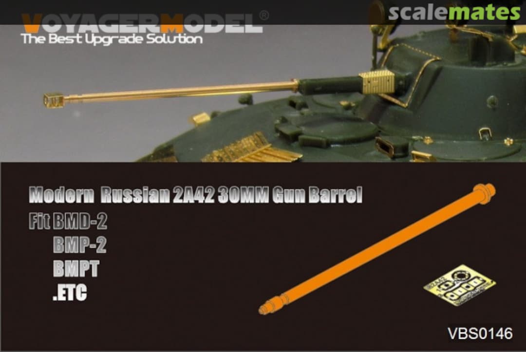 Boxart Russian 2A42 30MM Gun Barrel (1 PCS) (GP) VBS0146 Voyager Model