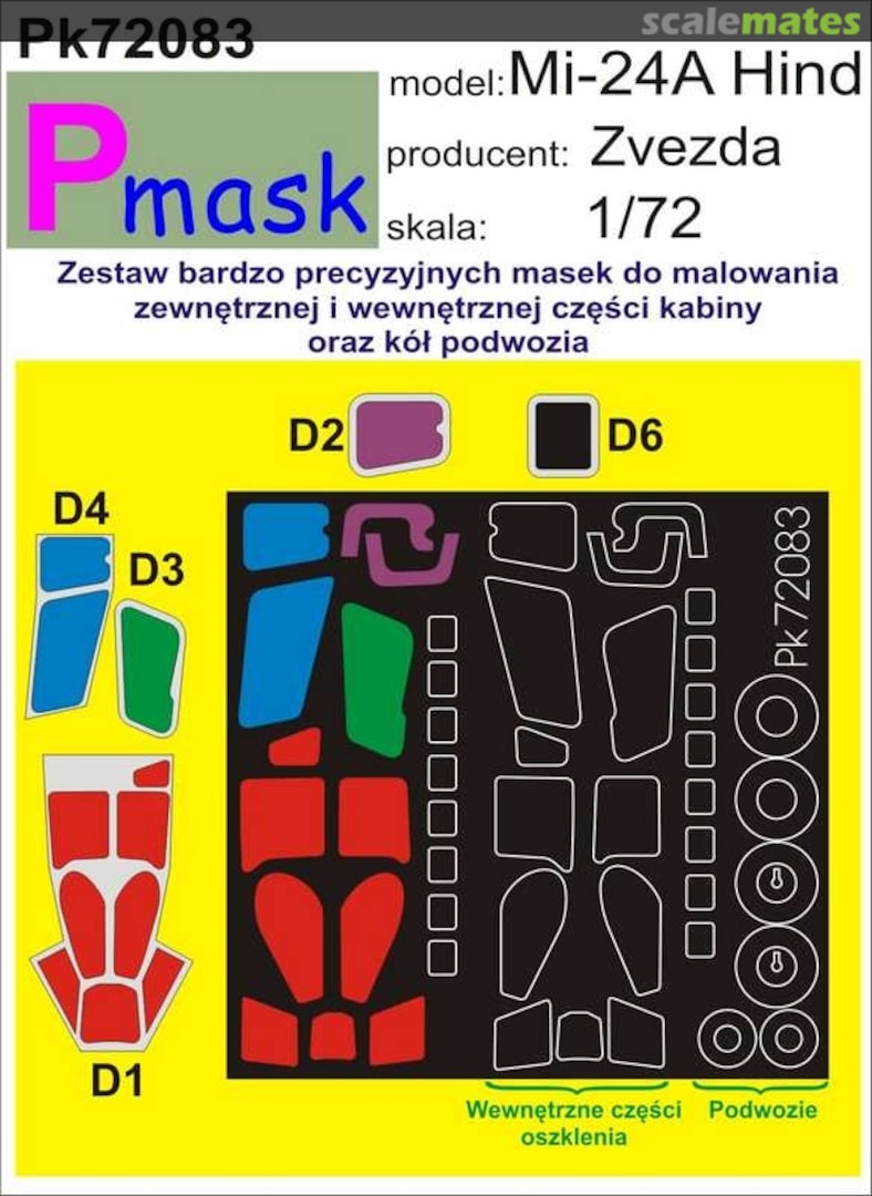 Boxart Mi-24A Hind PK72083 Pmask