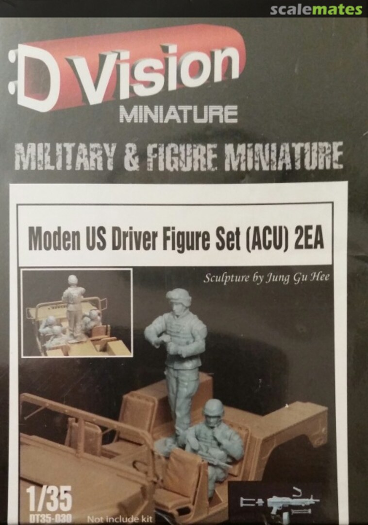 Boxart Modern US Driver Figure Set (ACU) 2 EA DT35-030 DToys