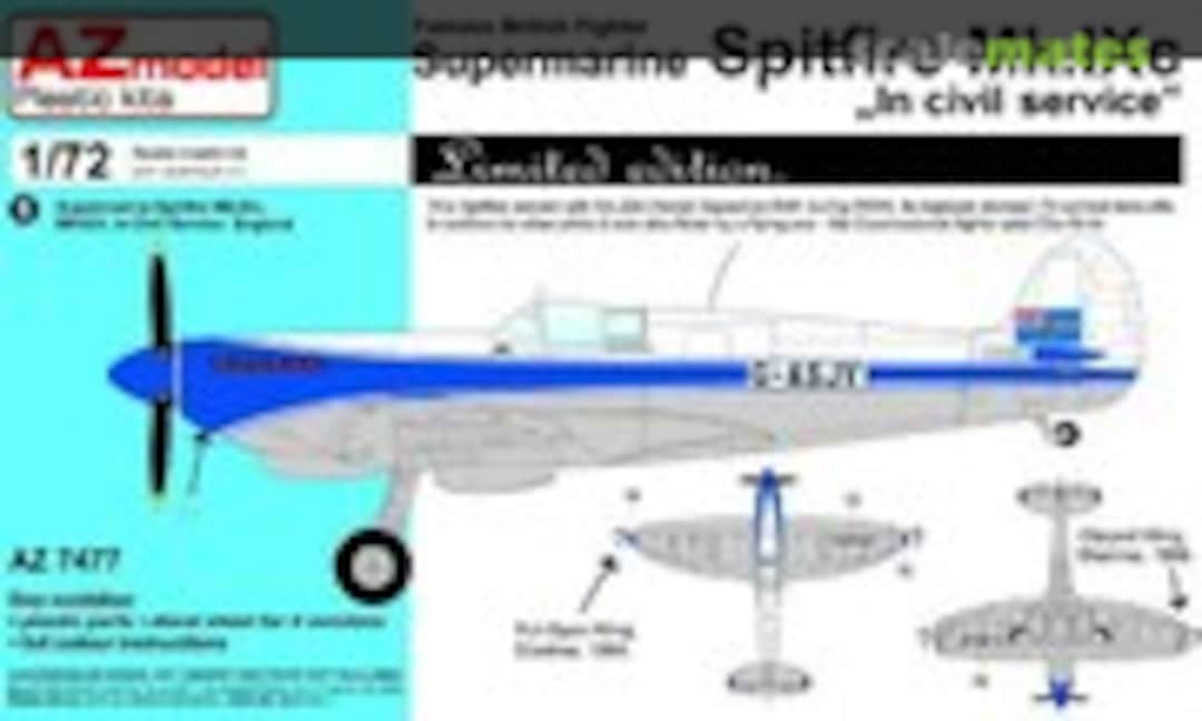 1:72 Supermarine Spitfire Mk.IXc &quot;In civil service&quot; (AZmodel AZ7477)