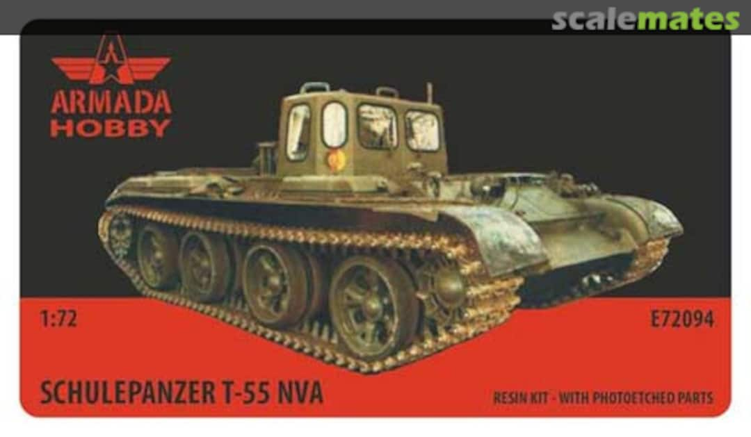 Boxart Schulepanzer T-55 NVA E72094 Armada Hobby