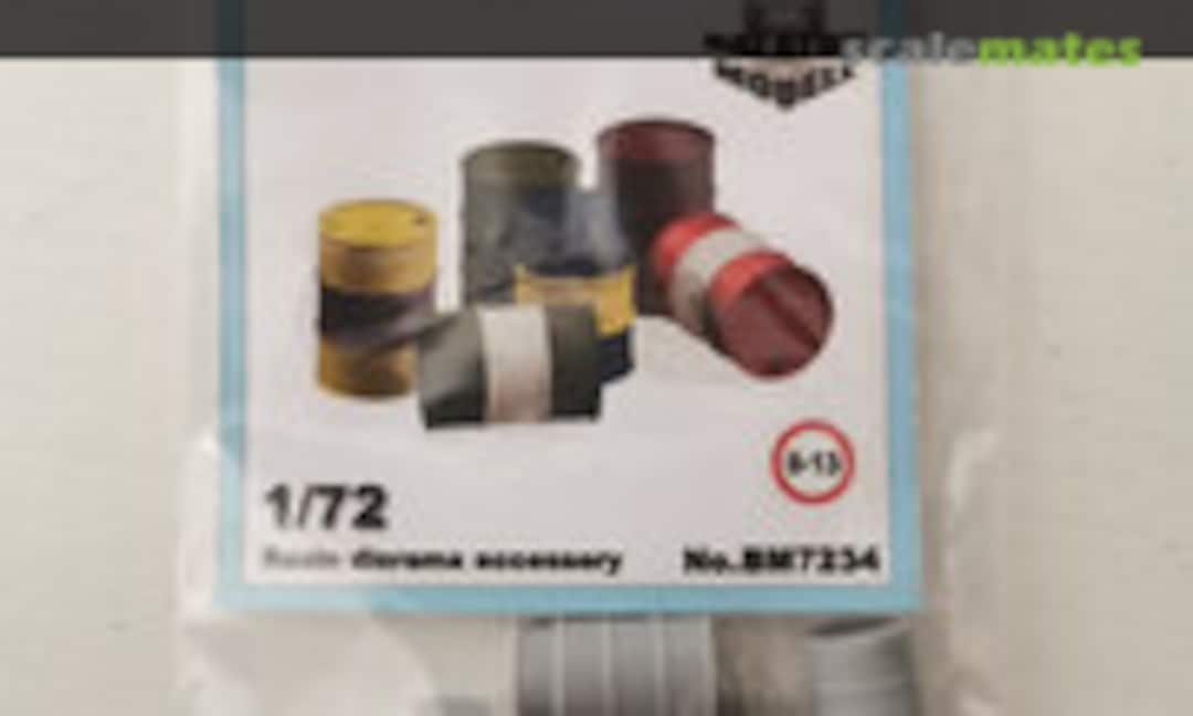 1:72 200L Barrels (6 Pcs.) (Balaton Modell BM7234)