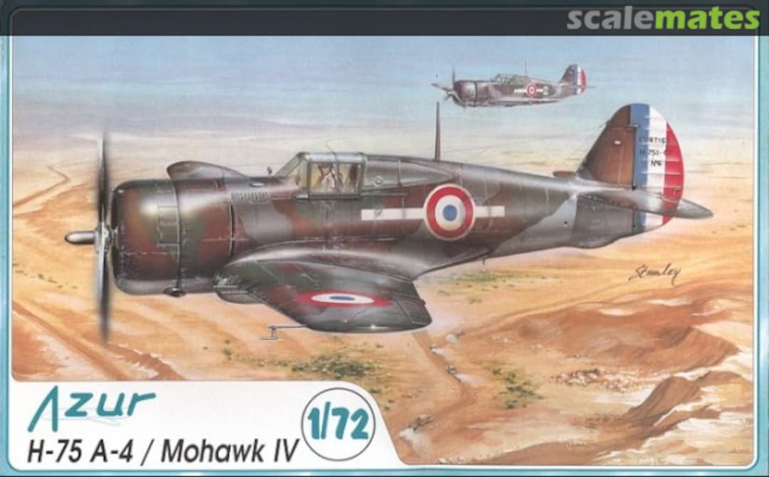 Boxart Curtiss H-75 A-4/ Mohawk IV A013 Azur