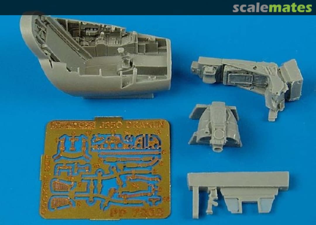 Boxart J-35Ö Draken cockpit set 7202 Aires