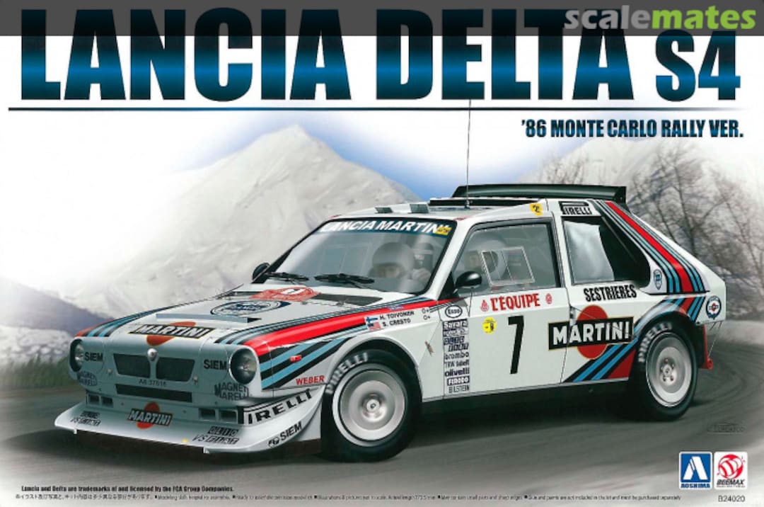 Boxart Lancia Delta S4 B24020 Beemax Model Kits