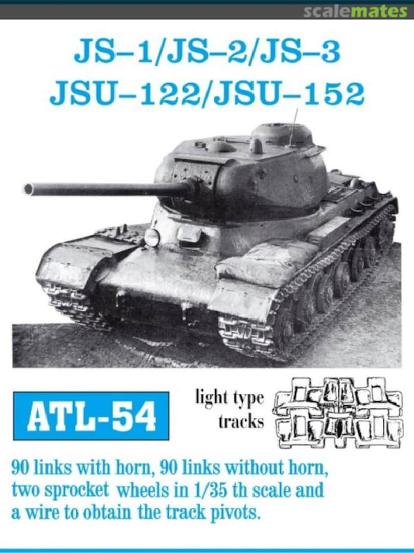 Boxart JS-1 / JS-2 / JS-3 / JSU-122 / JSU-152 ATL-54 Friulmodel