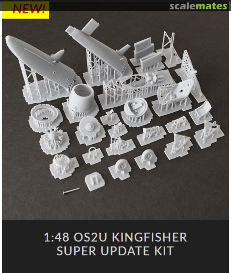 Boxart Vought OS2U Kingfisher, Update Set for use with the Monogram 1:48 scale kit. Unknown Flightline Engineering