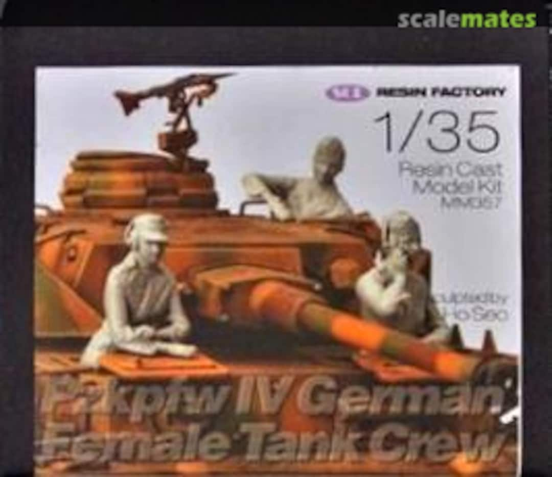 Boxart PzKpfWg IV German Female Tank Crew MM357 SOL