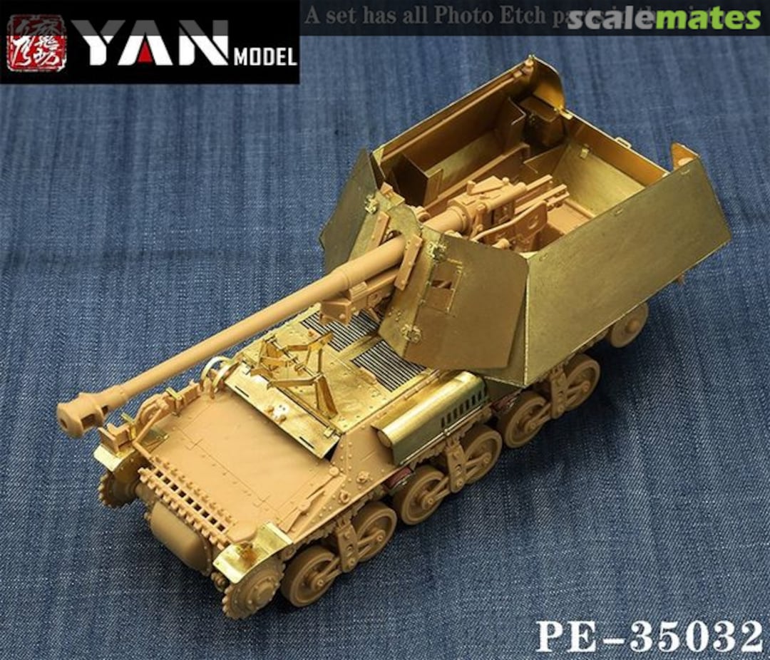 Boxart German Jagdpanzer Marder I (sd.kfz135) PE set PE-35032 Yan Model