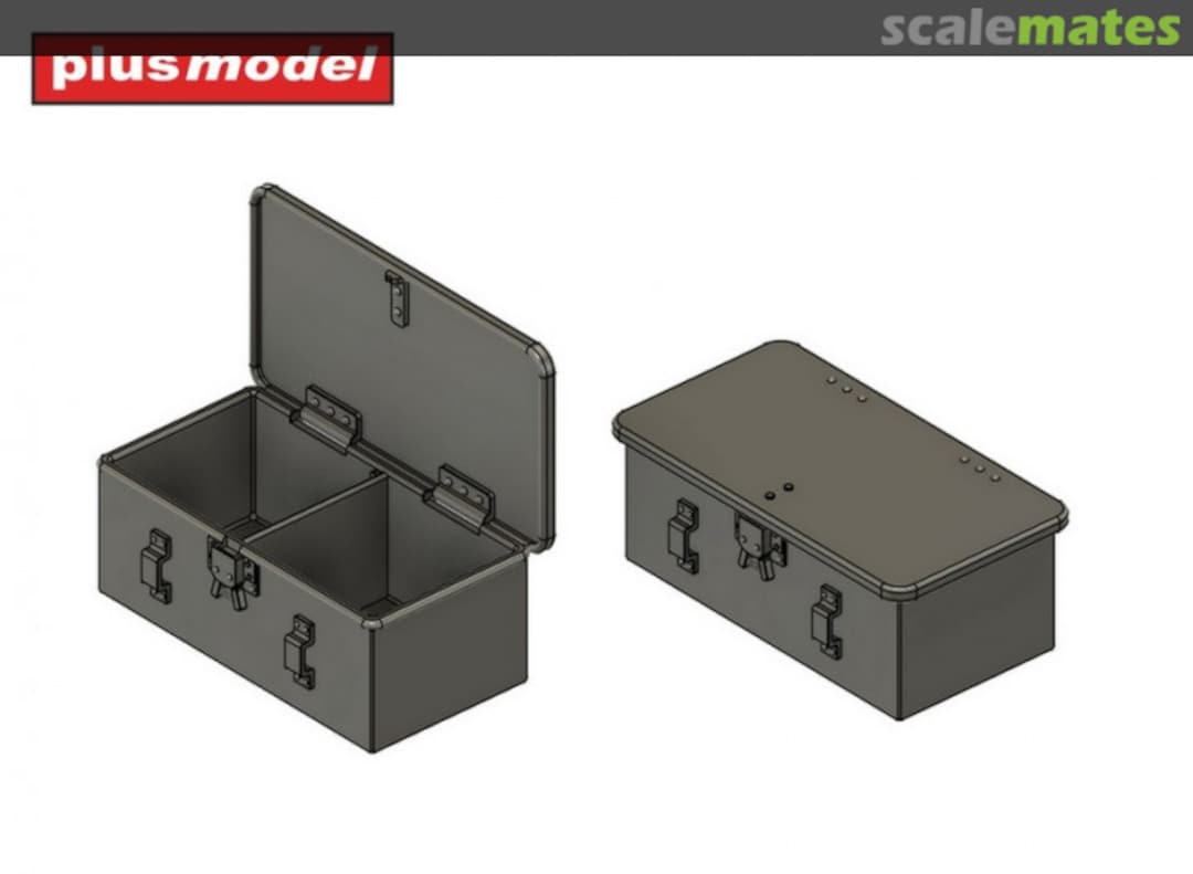 Boxart Magazines and ammunition boxes for the Lewis DP3057 PlusModel