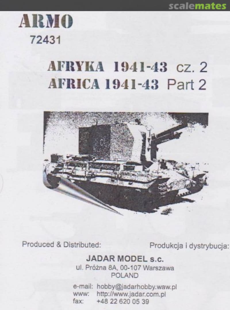 Boxart Africa 1941-43 72431 Armo