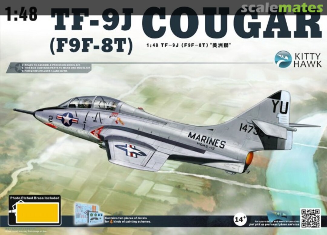 Boxart TF-9J (F9F-8T) Cougar KH80112 Kitty Hawk