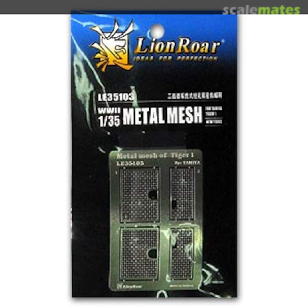 Boxart Metal mesh for Tiger I Le 35103 Lion Roar