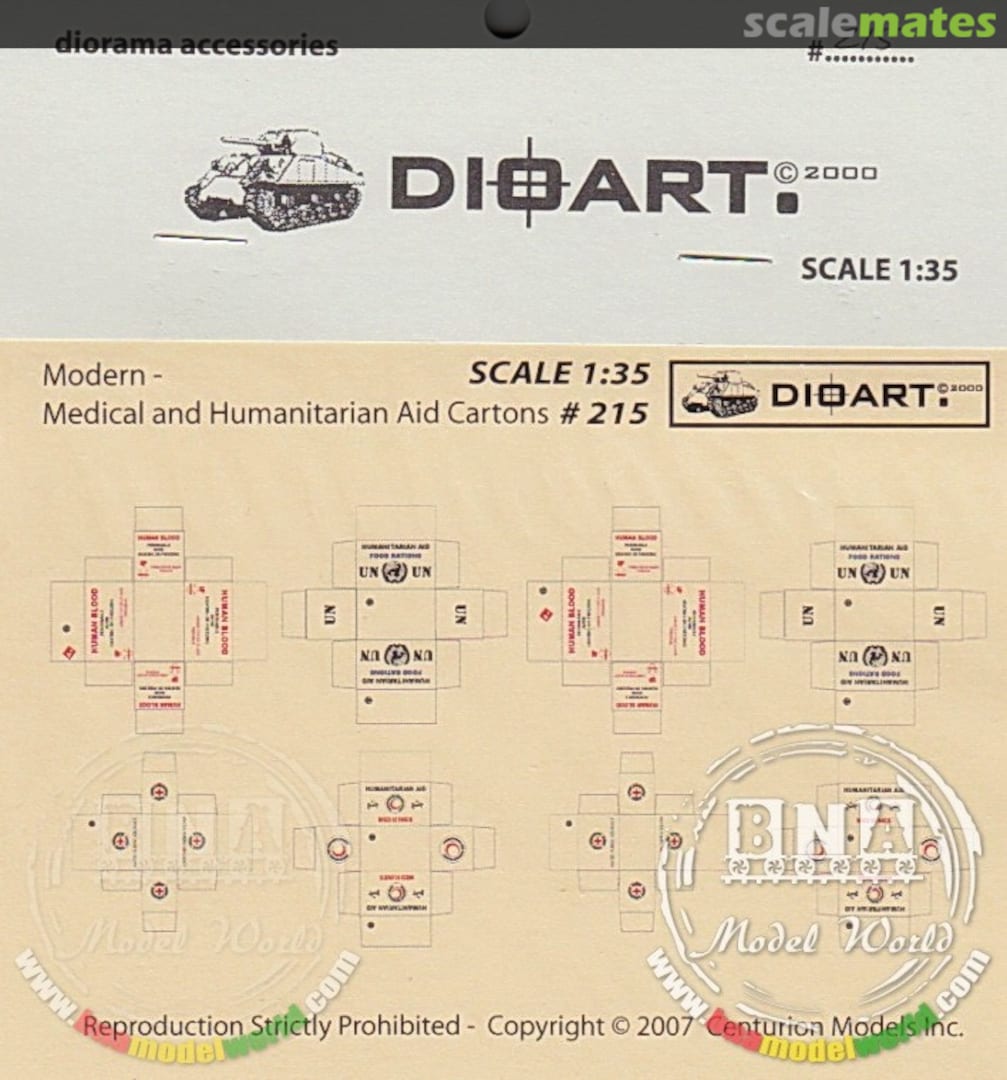 Boxart Modern - Medical and Humanitarian Aid Cartons 215 DioArt