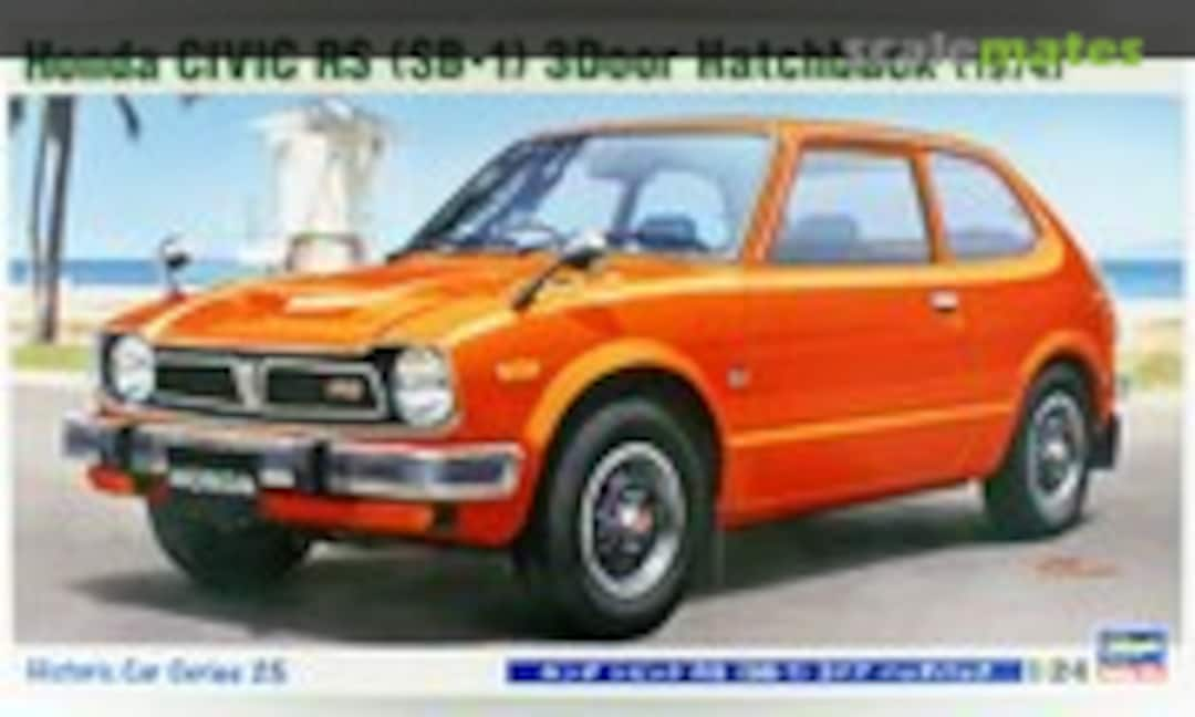 1:24 Honda Civic RS (SB-1) 3Door Hatchback (1974) (Hasegawa 21125)