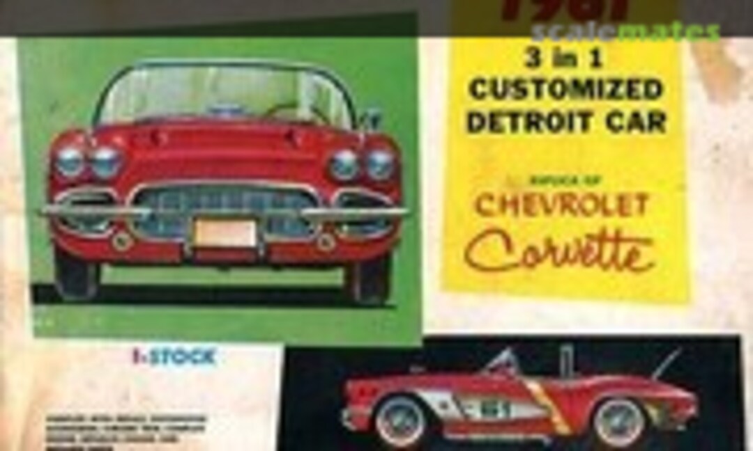 1:24 1961 Chevrolet Corvette (Palmer Plastics 6182-98)