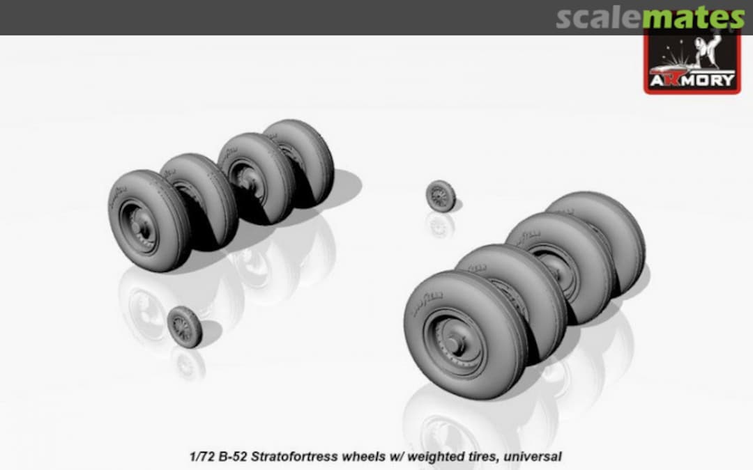 Boxart B-52 Stratofortress wheels, weighted AW72316 Armory