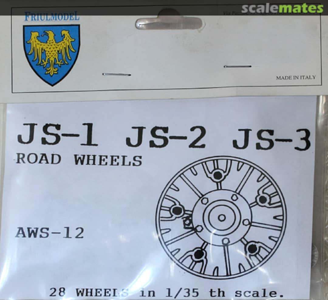 Boxart JS-1 / JS-2 / JS-3 Road Wheels AWS-12 Friulmodel