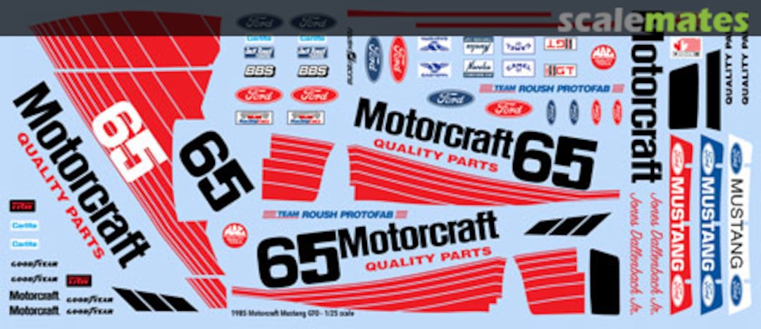 Boxart Ford Mustang "Motorcraft"  Indycals