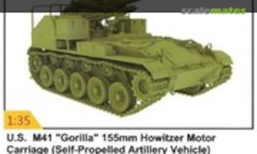 1:35 U.S. M41 &quot;Gorilla&quot; 155mm Howitzer Motor Carriage (Bronco CB35217)