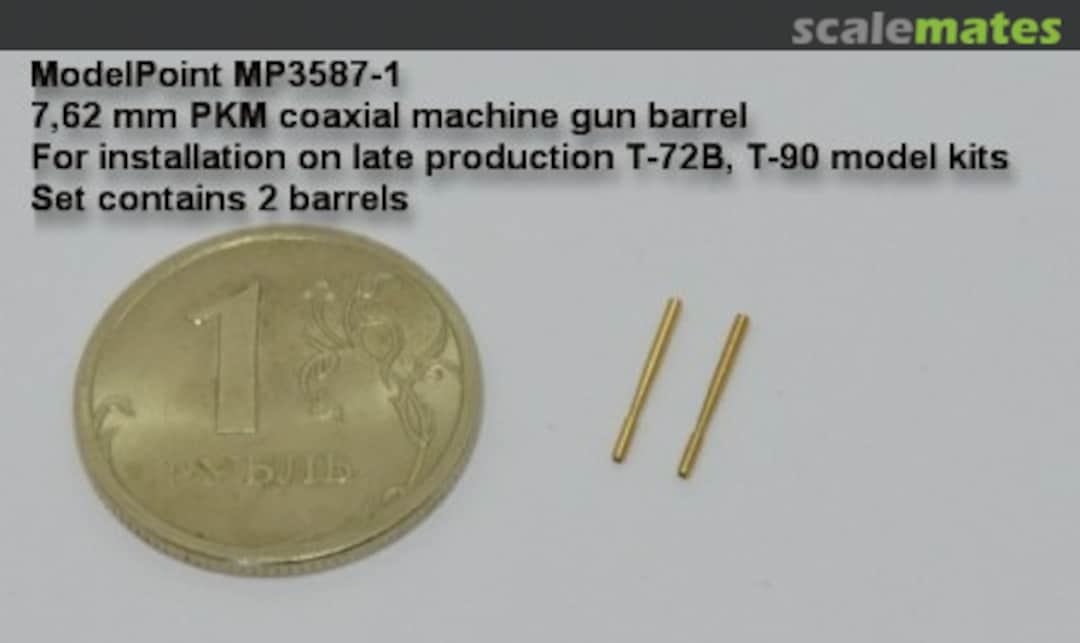 Boxart PKM 7.62mm Co-Axial MG 3587-1 Model Point