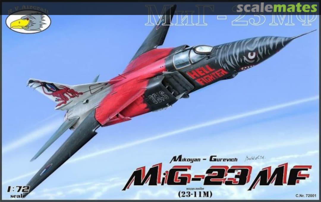 Boxart Mikoyan MiG-23MF 72001 R.V.Aircraft