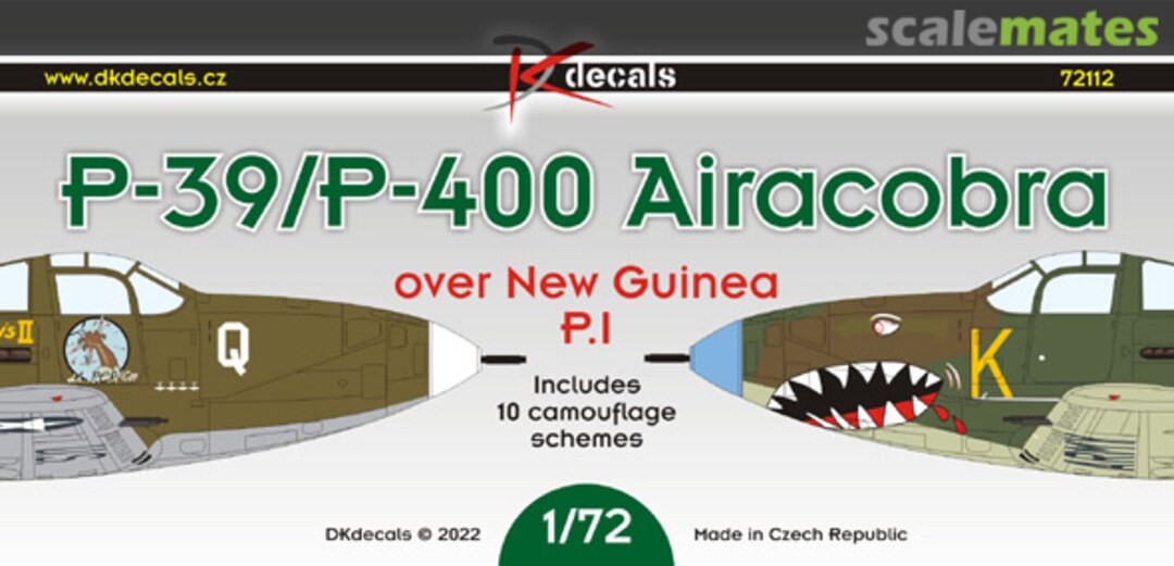 Boxart P-39/P-400 Airacobra 72112 DK Decals