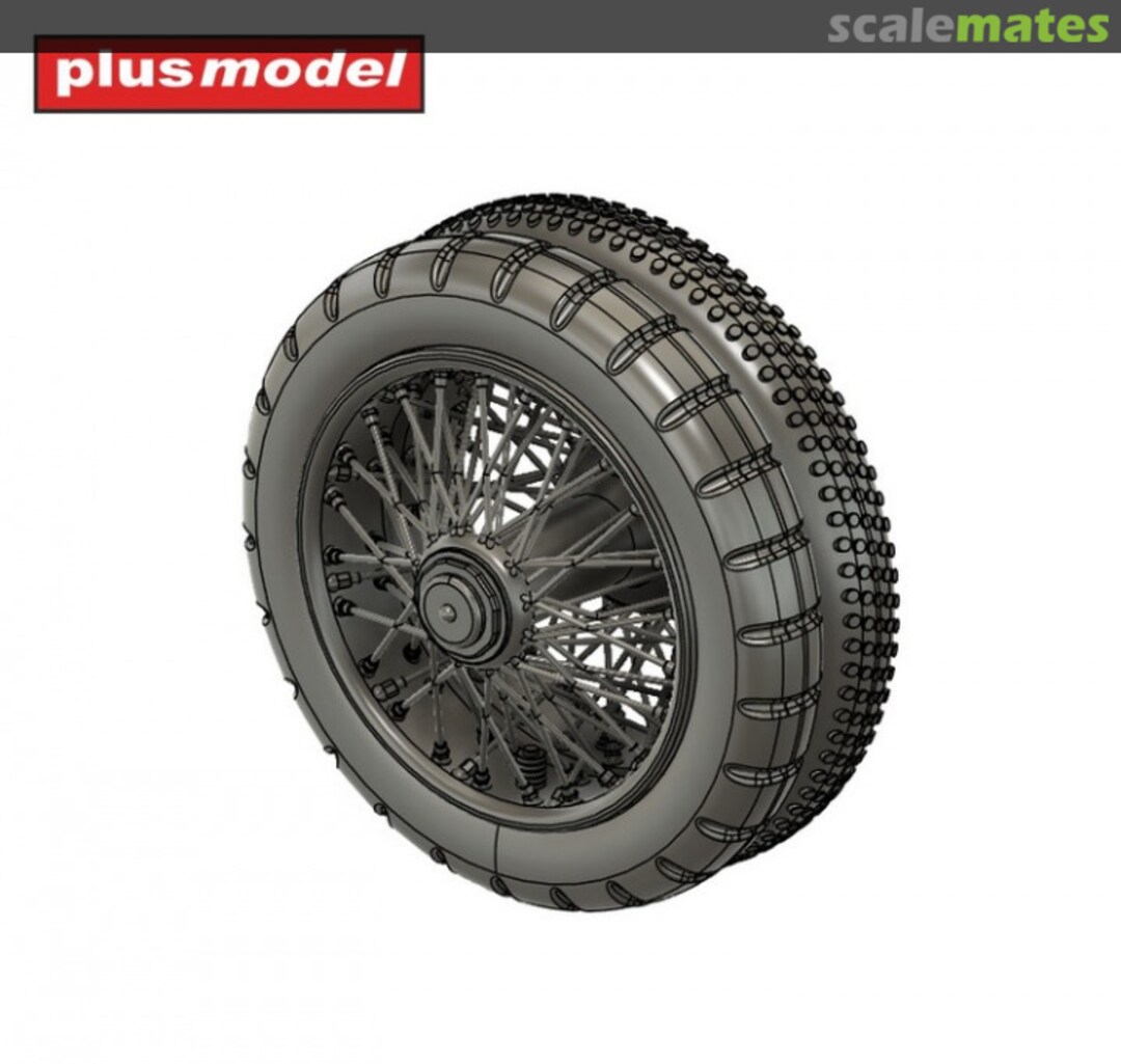 Boxart Wheels for british armoured car RR DP3054 PlusModel