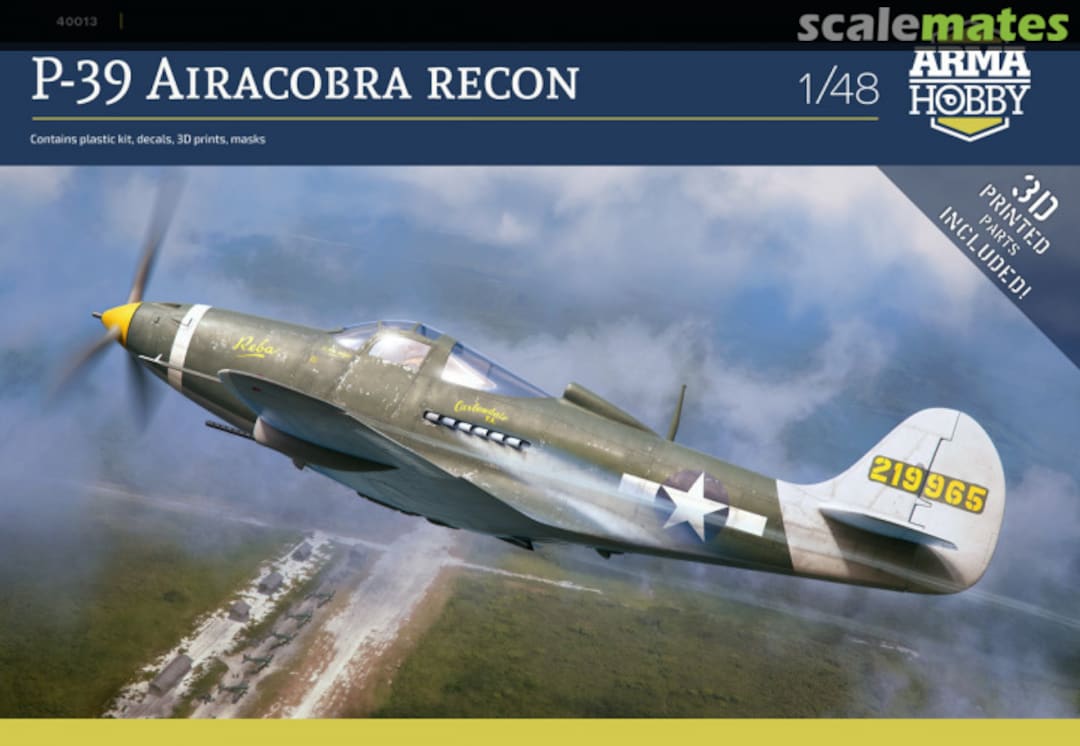 Boxart P-39 Airacobra RECON 40013 Arma Hobby